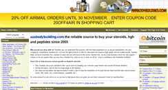 Desktop Screenshot of aaabodybuilding.com