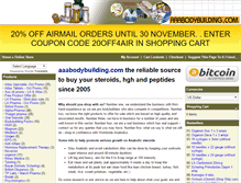 Tablet Screenshot of aaabodybuilding.com